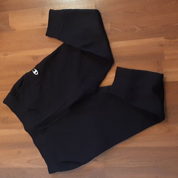CHAMPION Super Warm, Thick Fleece Black Jogging Pants - Great Condition - Picture 6 of 11